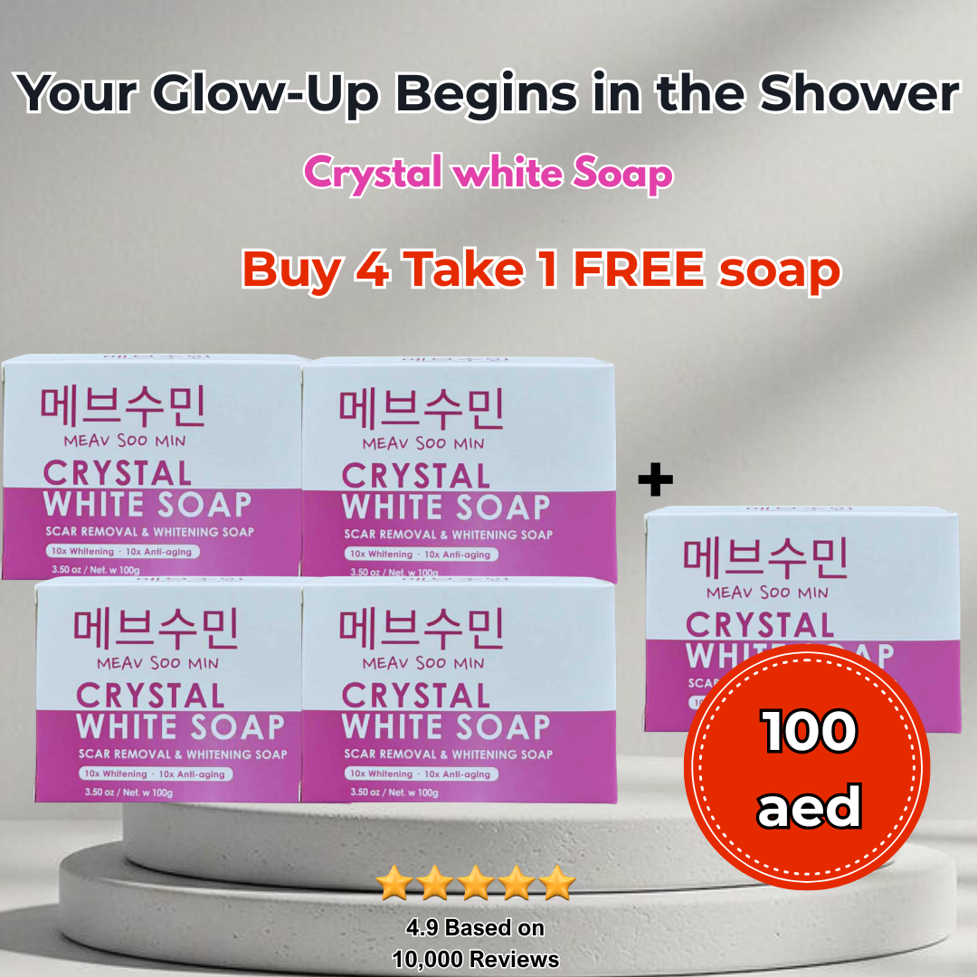 Crystal White Soap – Buy 4, Take 1 FREE