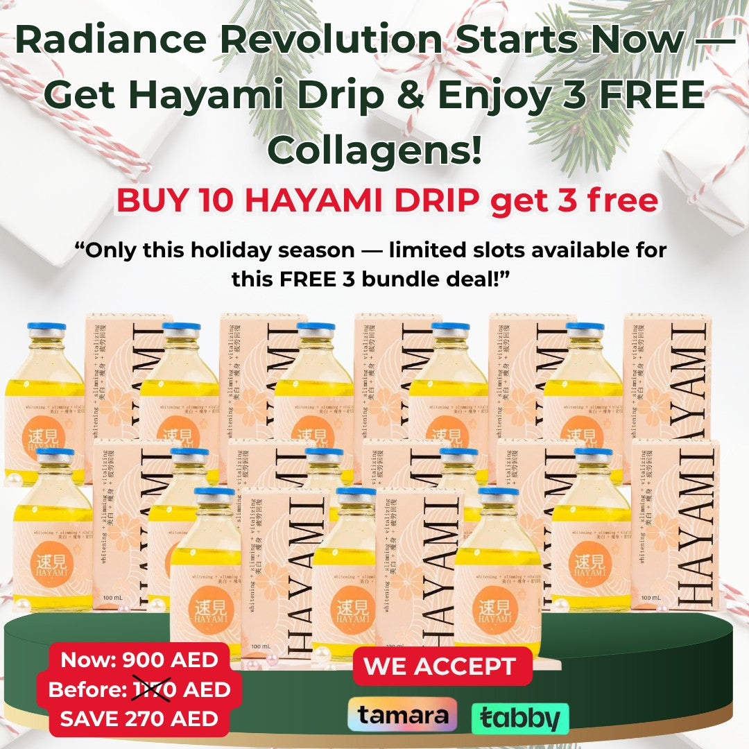 Radiance Revolution Starts Now — Get Hayami Drip & Enjoy 3 FREE Collagens