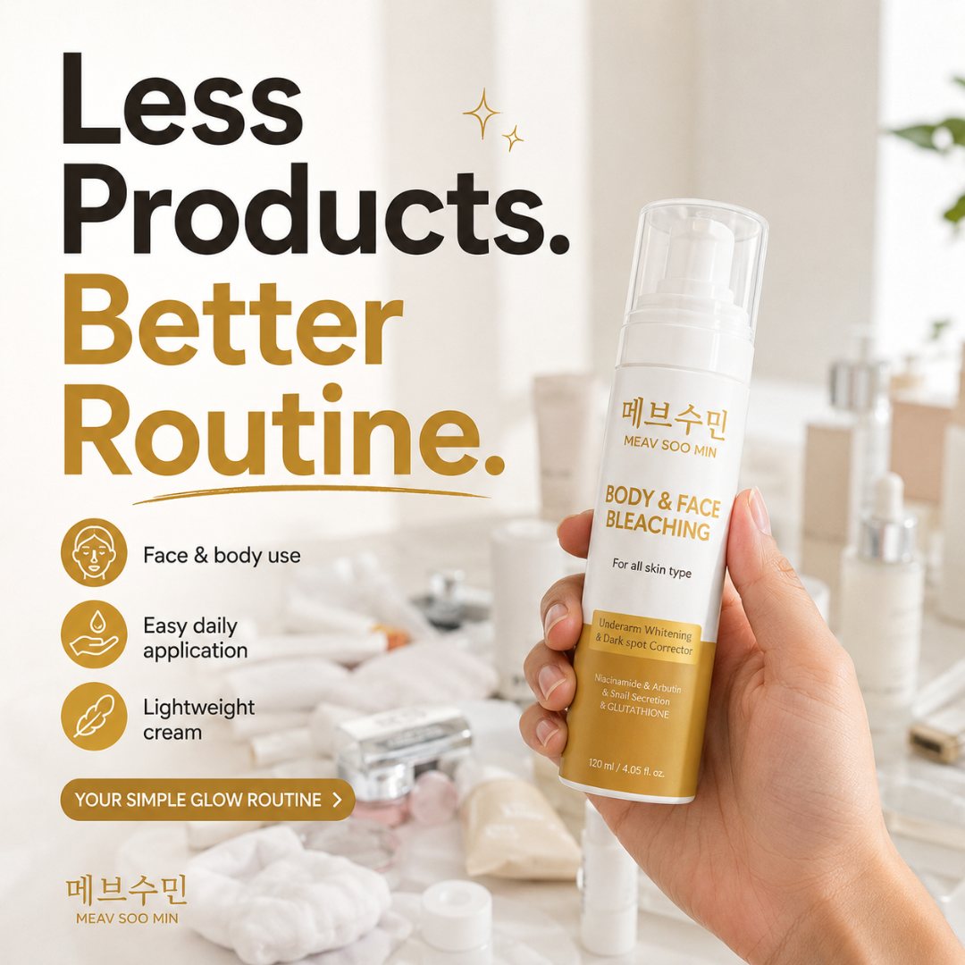 Meav Soo Min Body & Face Bleaching Cream - Buy1 Take1