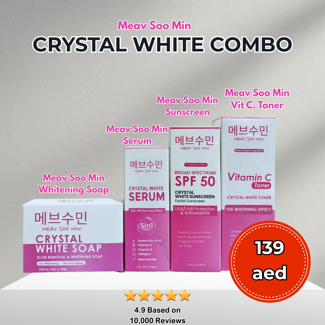 Crystal White Combo Pack (4 items)