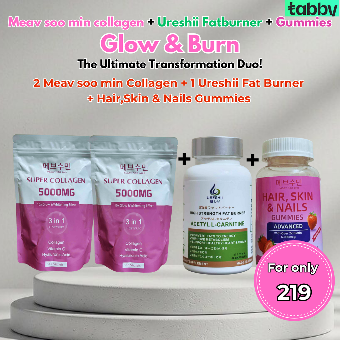 Glow & Burn Combo: Collagen + Fat Burner