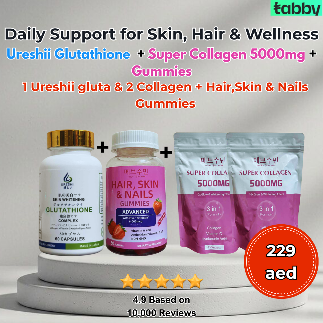 Super Whitening Combo Package - Ultimate Whitening & Antiaging Duo