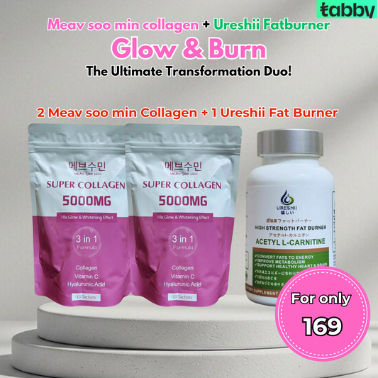 Glow & Burn Combo: Collagen + Fat Burner