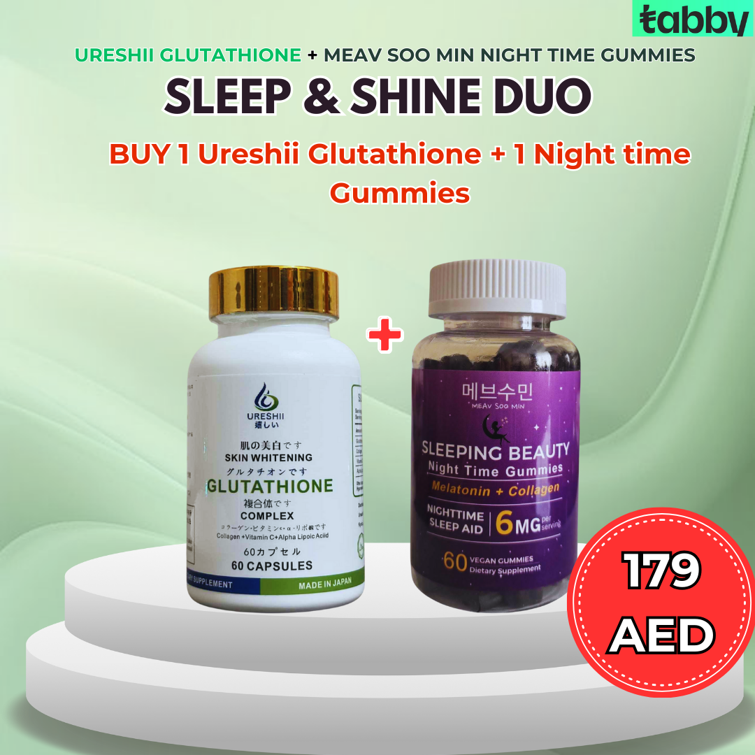 Sleep & Shine Duo Gluta Night Gummies – Ideal Beauty Deals
