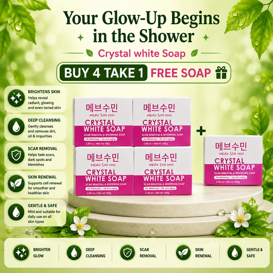 Crystal White Soap – Buy 4, Take 1 FREE