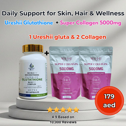 Super Whitening Combo Package - Ultimate Whitening & Antiaging Duo