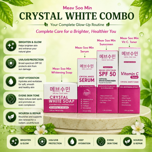 Crystal White Combo Pack (4 items)