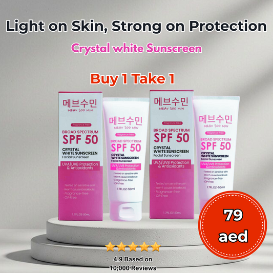Meav Soo Min Crystal White Sunscreen Buy1Take1