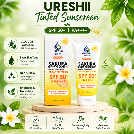 Ureshii Sakura Tinted Sunscreen SPF 50+ PA++++