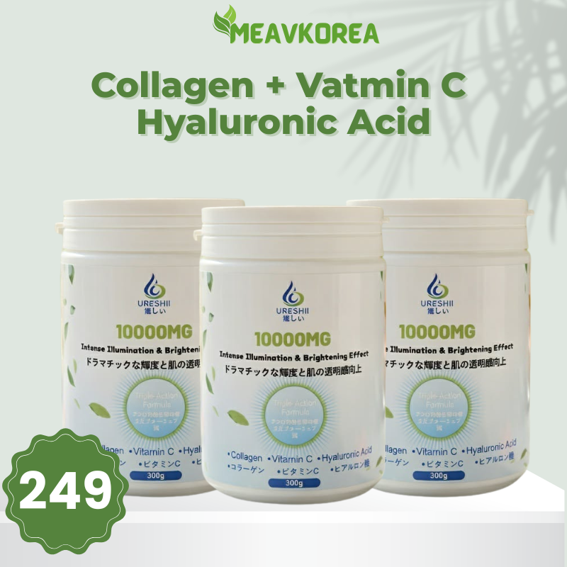 Ureshii Collagen Vitamin C Hyaluronic Acid Powder
