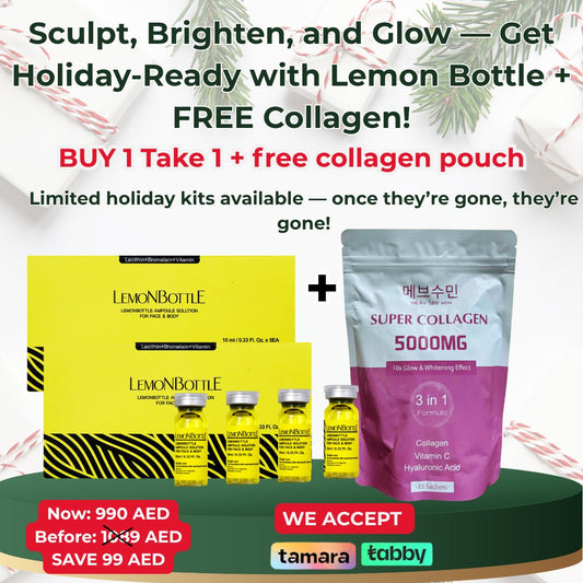 Sculpt, Brighten & Glow — Get Holiday-Ready with Lemon Bottle + FREE Collagen