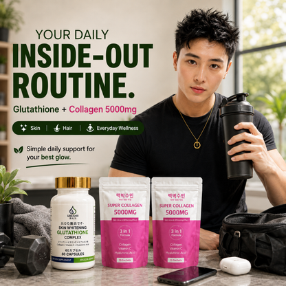 Super Whitening Combo Package - Ultimate Whitening & Antiaging Duo
