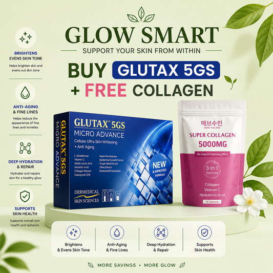 Glutax 5gs + FREE Collagen