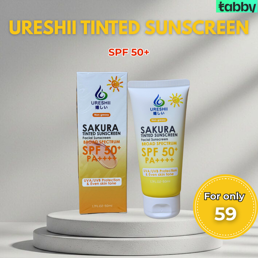 Ureshii Sakura Tinted Sunscreen SPF 50+ PA++++