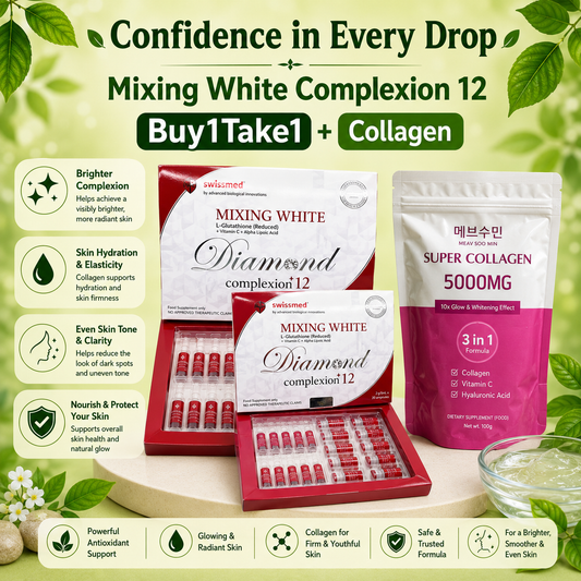 Mixing White Complexion 12 Buy1 Take1 + FREE Collagen