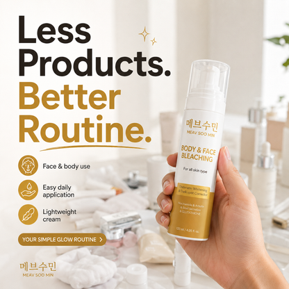 Meav Soo Min Body & Face Bleaching  Cream - Buy1 Take1