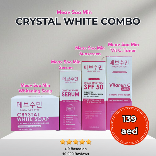 Crystal White Combo Pack (4 items)