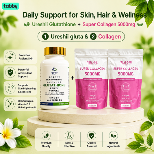 Super Whitening Combo Package - Ultimate Whitening & Antiaging Duo