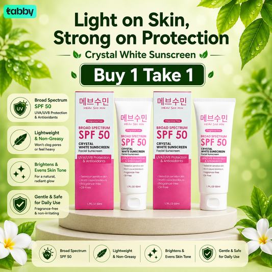 Meav Soo Min Crystal White Sunscreen Buy1Take1