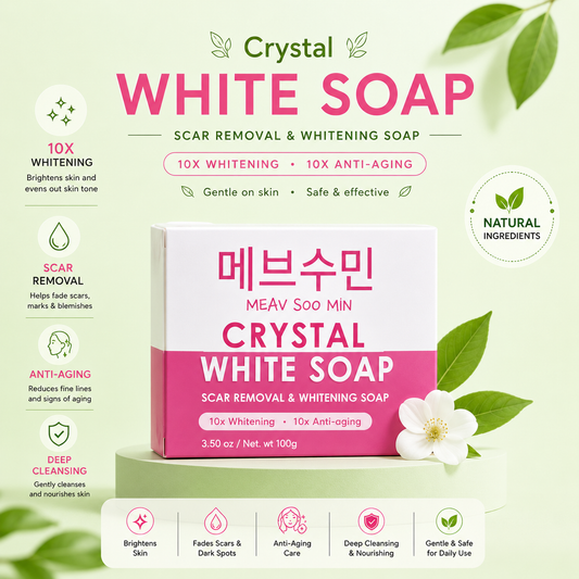 Meav Soo Min Crystal White Soap 100g