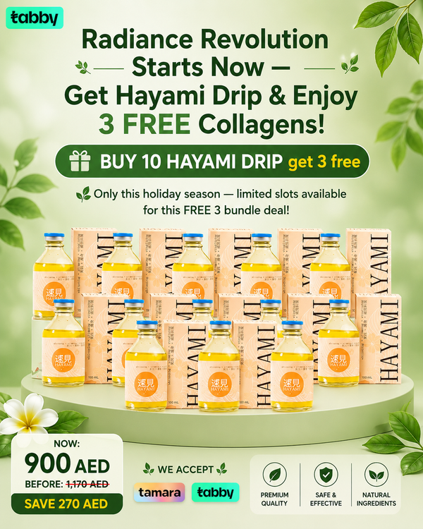 Radiance Revolution Starts Now — Get Hayami Drip & Enjoy 3 FREE Collagens