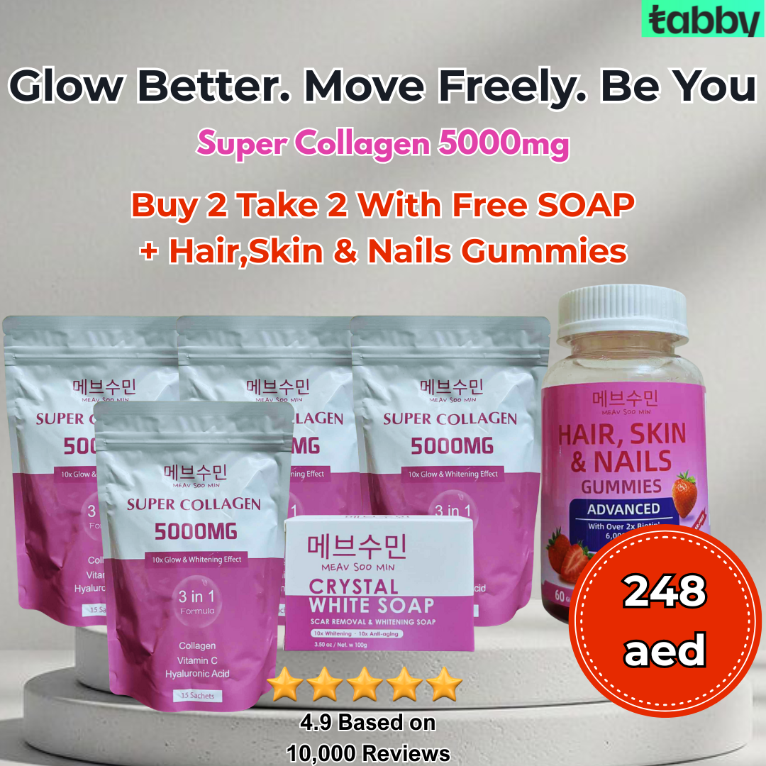 Super Collagen 5000mg  Buy 2 Take 2 With Free SOAP