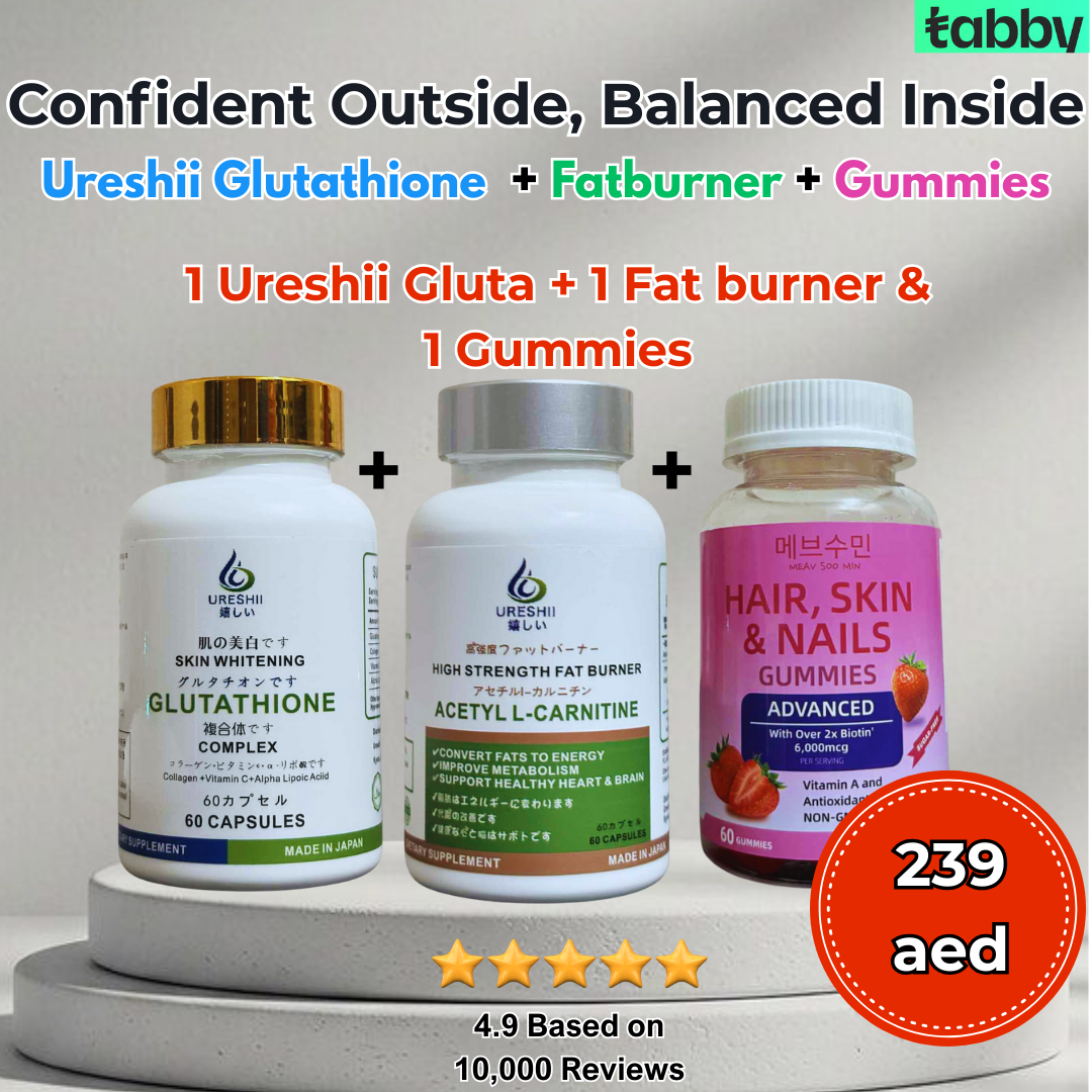 Fair & Slim Combo: Glutathione & Fat Burner