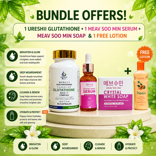 ureshii glutathione Fair Slim Combo Burn Skin Solutions UAE Super Whitening Combo Glow &